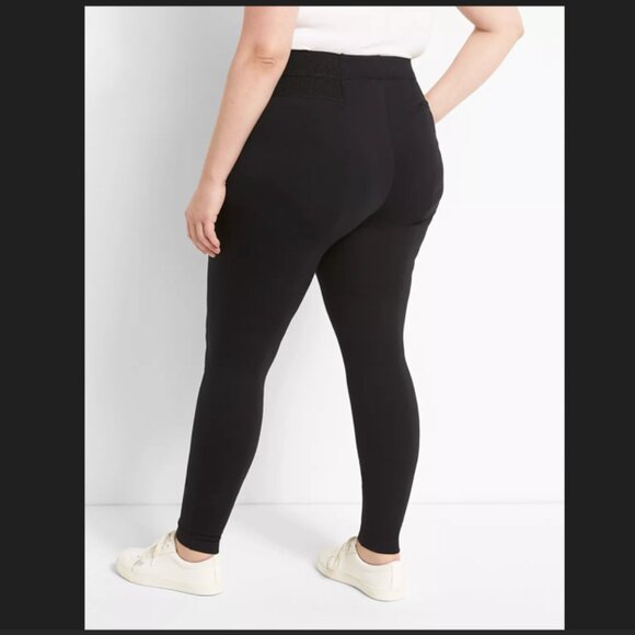 Size 16 Lane Bryant Black Pull-On High-Rise Legging With Innersculpt Technology - Picture 3 of 16